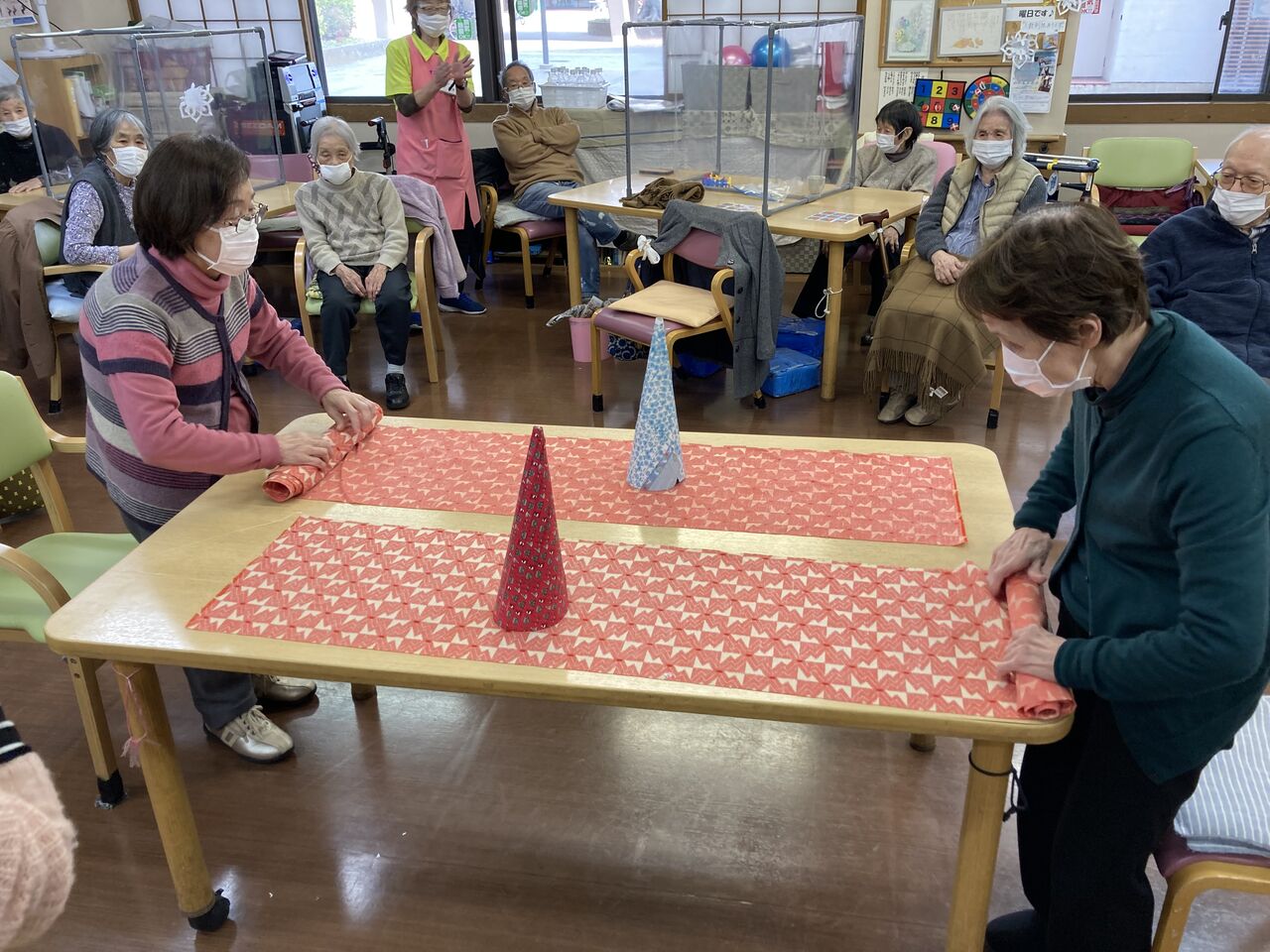 寒さも吹き飛ばす熱戦👊(すこやかホーム小名木川）